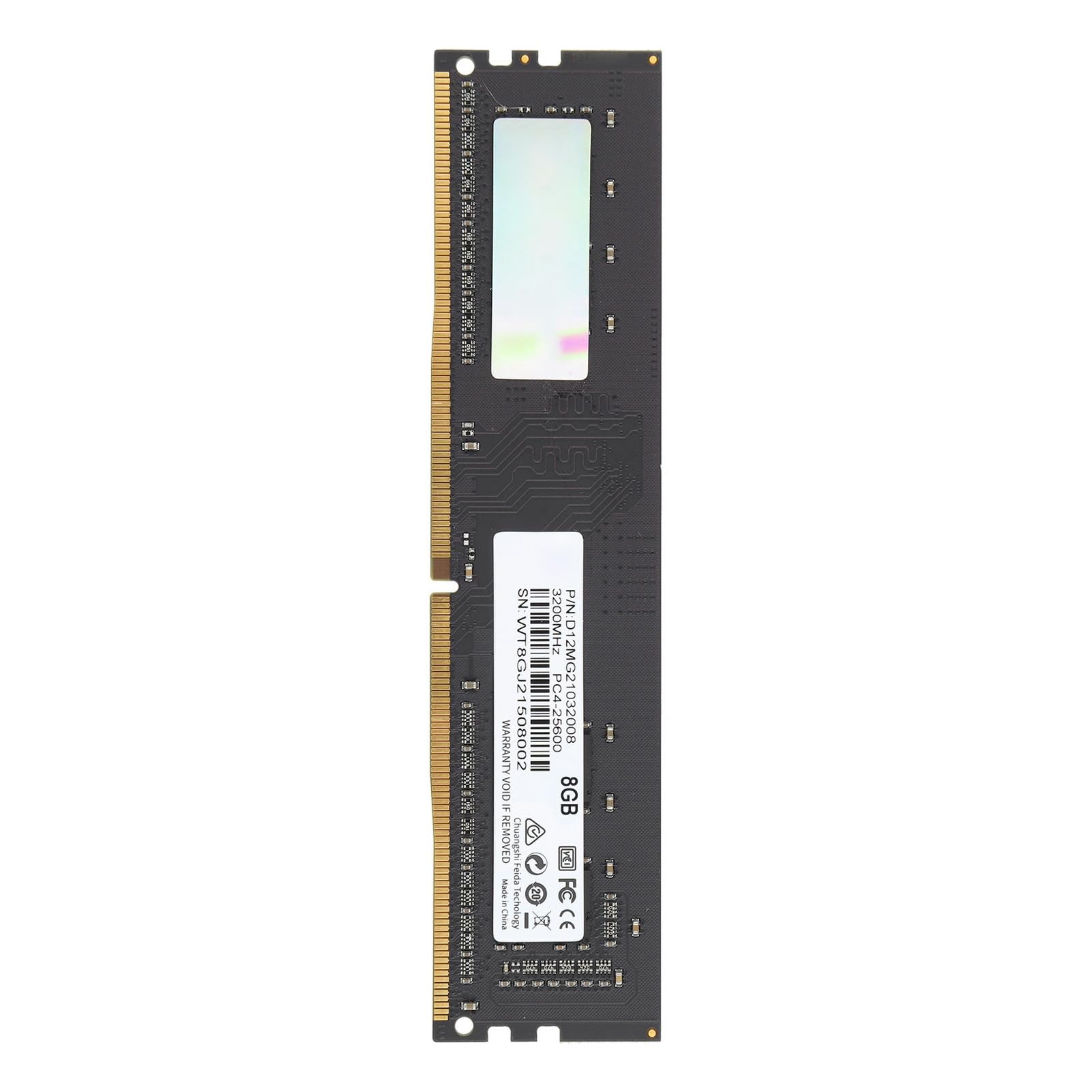 Ausla DDR4 Memoria Desktop 16GB, Dissipatore in Alluminio Sottile (8GB)