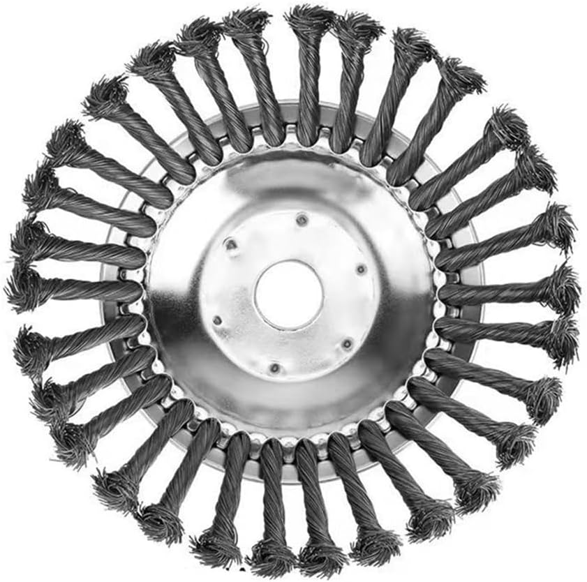 Lawn Mower Trimmer Head Wire Pruner Brush Cutter Garden Cleaning Tool 6-Piece Set (8inch)