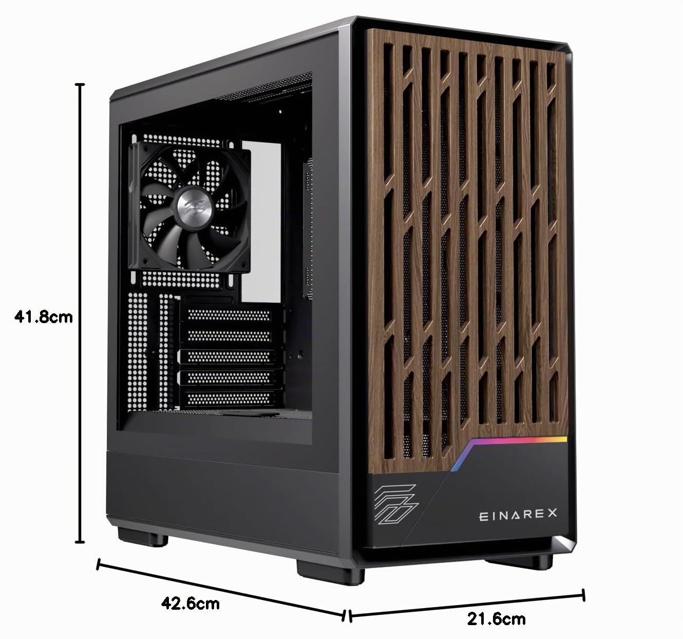 Pulse PM400 Caja de PC para Gaming, RGB, Soporte para 9 Ventiladores de 120mm, Refrigeración Líquida de 240mm (Core Negro)