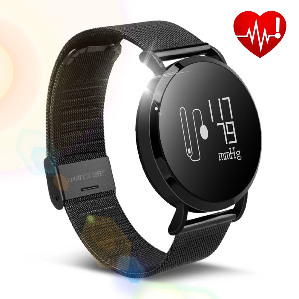 Fitness Tracker,TOPWRX 0.95 inch Screen Fitness Watch with 24 hours Heart Rate/Blood Pressure Monitor,Smart Bracelet Pedometer Wearable Waterproof Activity Tracker Watch