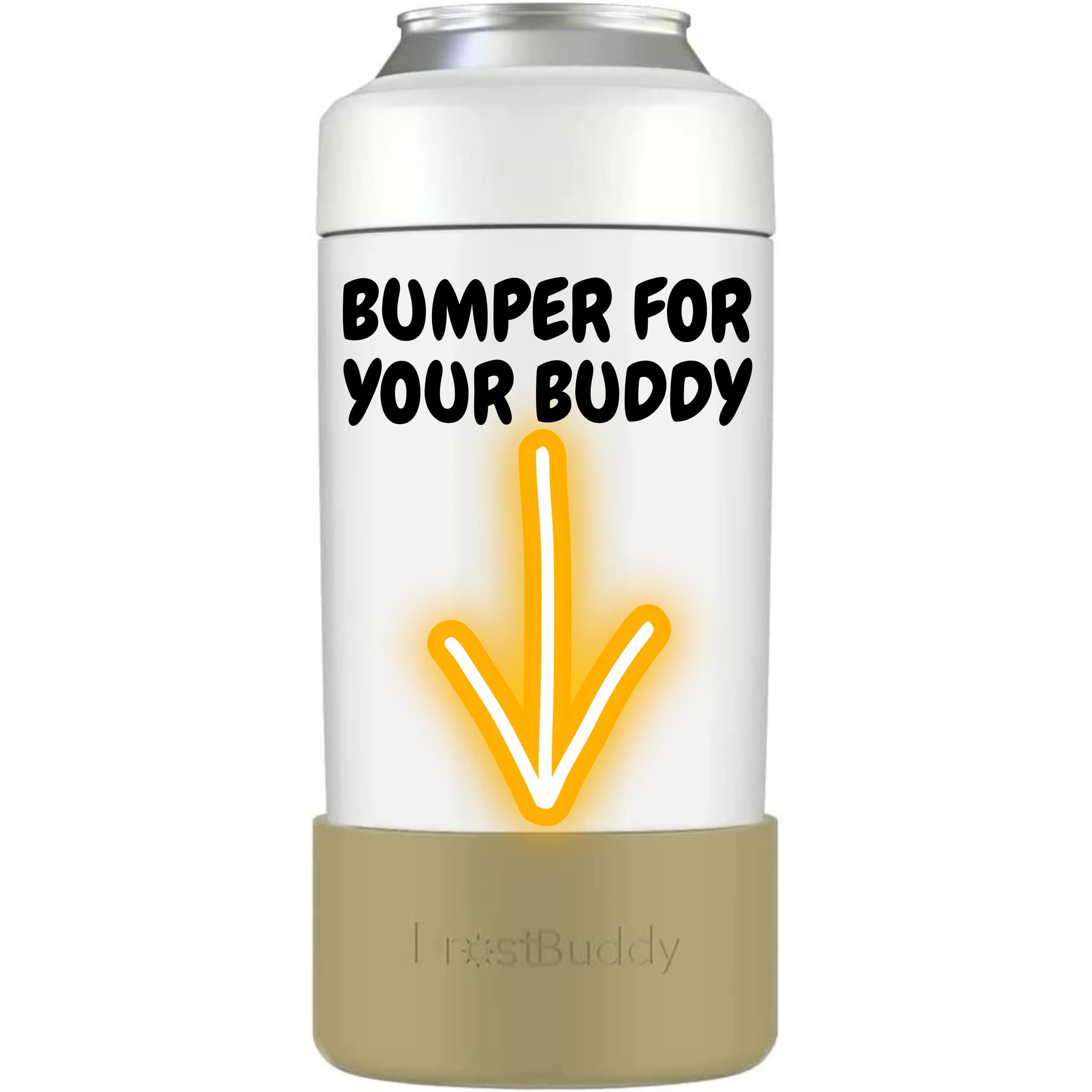 Universal Buddy 2.0 Can Cooler Bumper Tan
