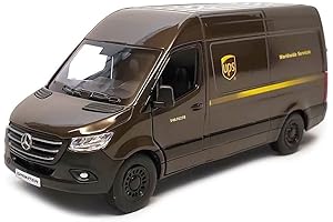 KiNSMART Mercedes-Benz Sprinter UPS Edition Delivery Van Toy Car