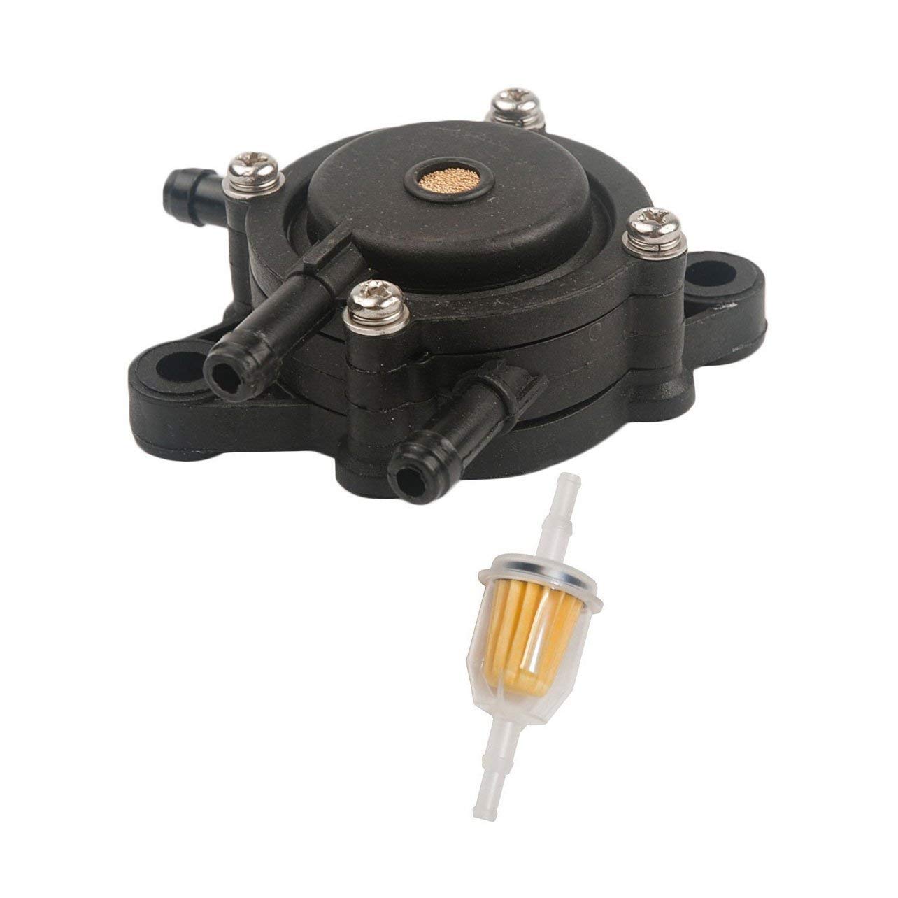 Pompe à Carburant à Vide Avec Filtre – Compatible Tondeuse Tracteur Kohler 17-25 CV, Honda, Yamaha, John Deere
