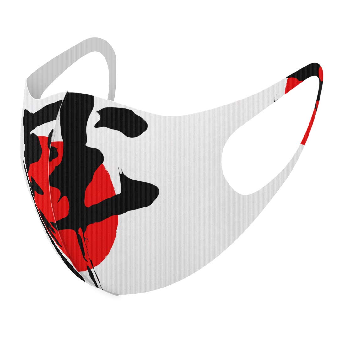 Smacolle Design Mask, Set of 2, Polyester, Washable Cloth Mask, XS S, M, L, XL, 4 Sizes 000170, Japanese Pattern, Japanese Flag, Bond Hinomaru