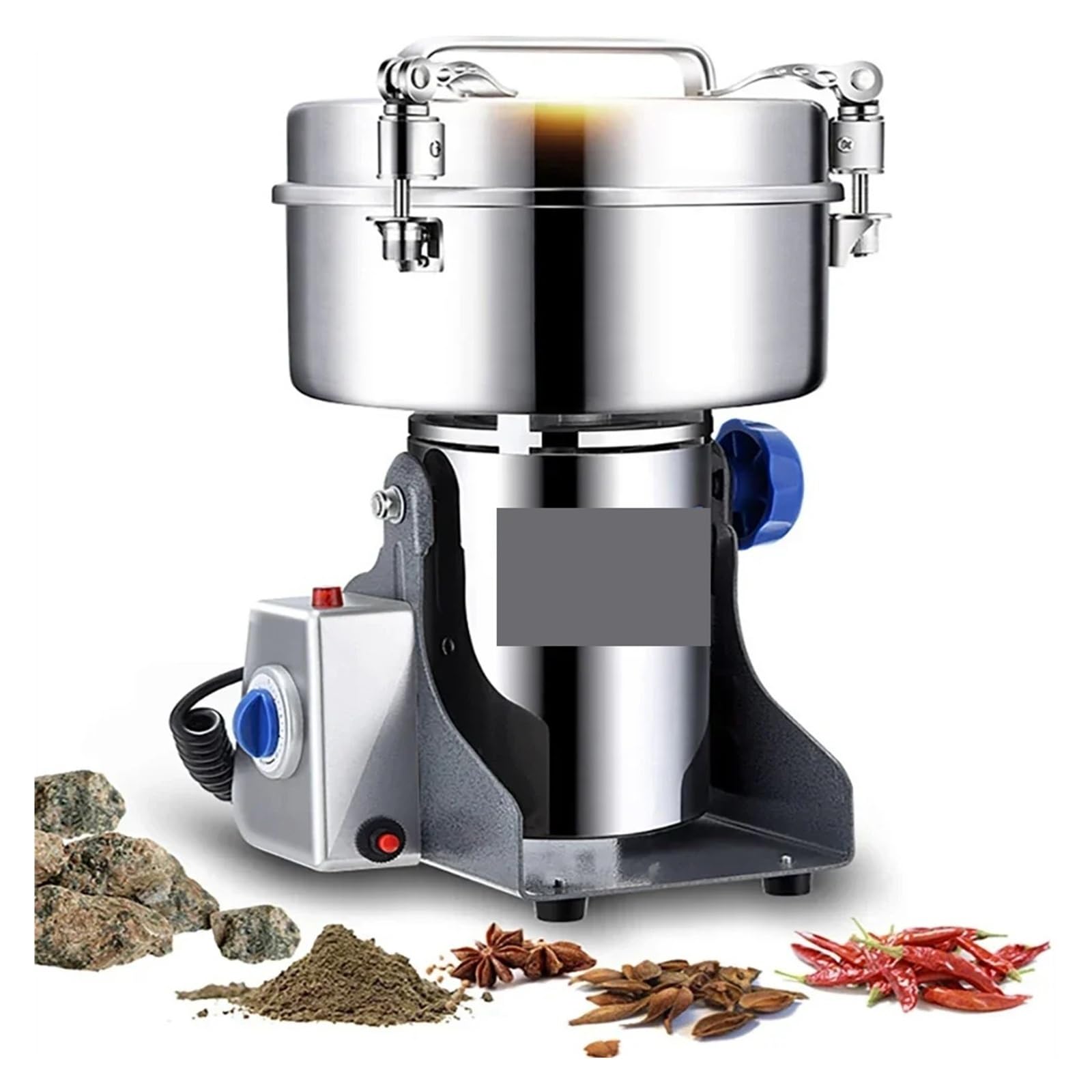 Smerigliatrice elettrica, Macchina for macinare i cereali da 1000 g, elettrica, for erbe, caffè in polvere, alimenti secchi, ad alta velocità e intelligente