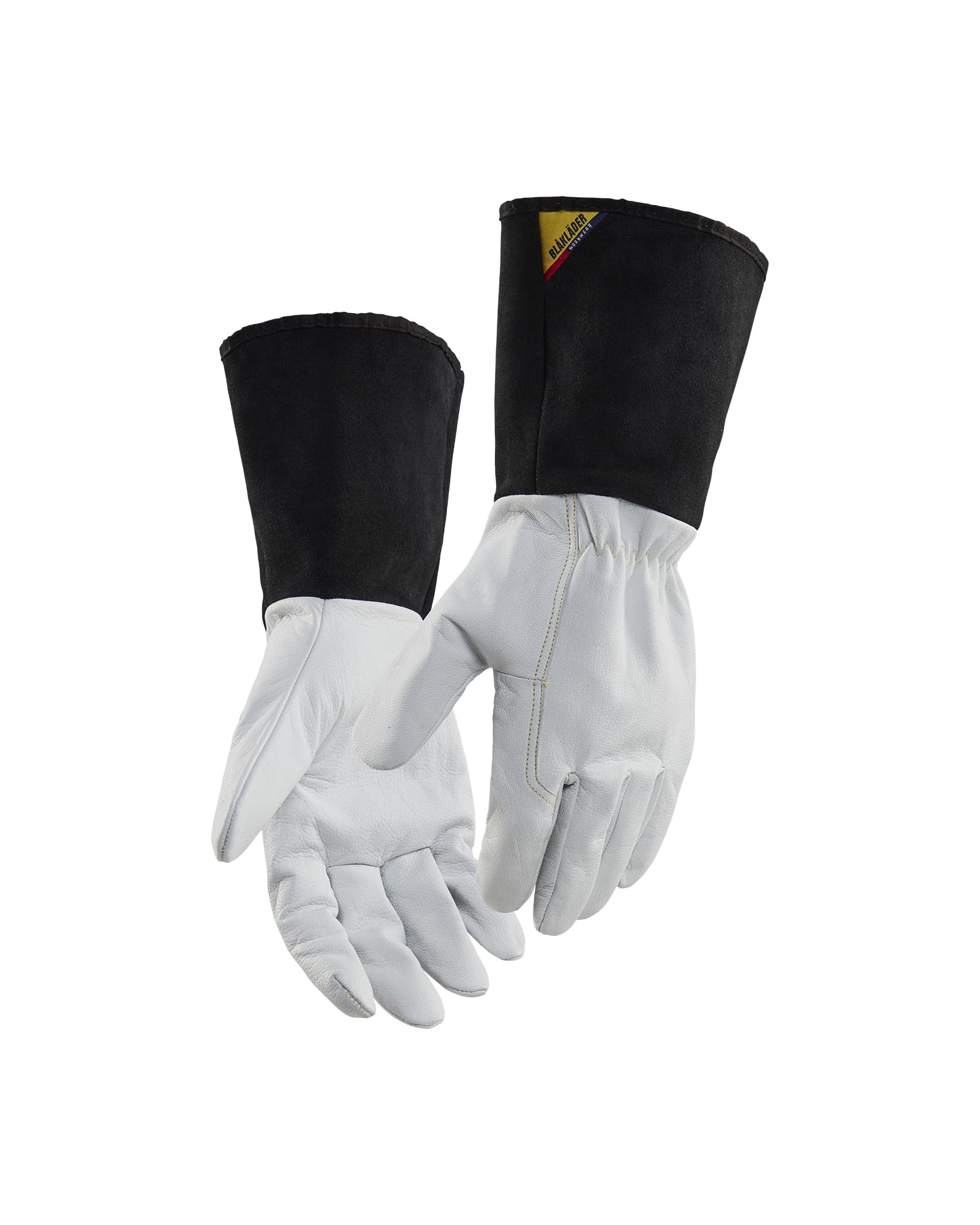 BLAKLADER Lot de 6 paires - Gants de travail pour soudeur 2839 - Blanc/Gris foncé 7 - Gants de travail