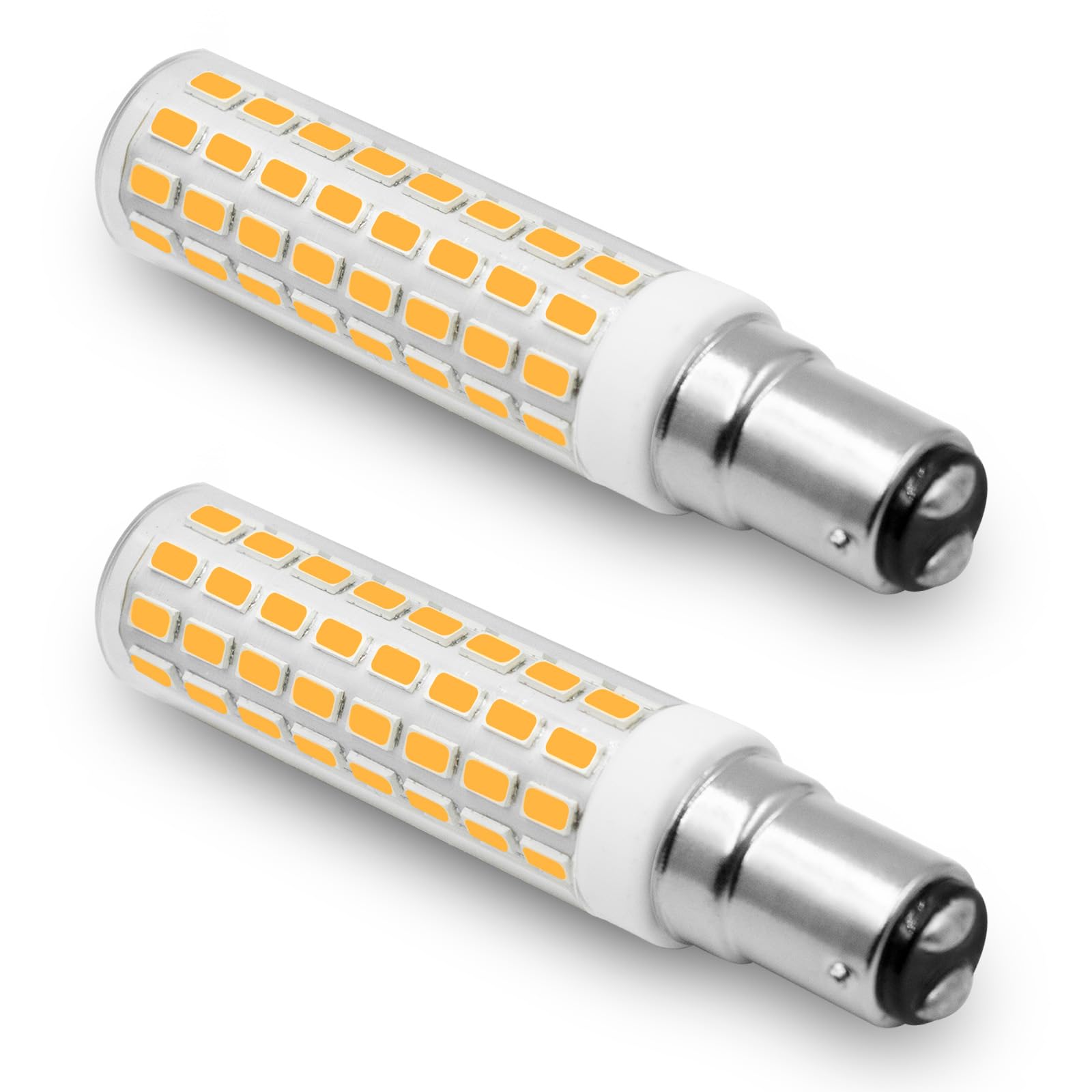 B15D LED Nicht Dimmbar 10W Ersatz für Osram Halolux Ceram 100W Halogenlampe | Warmweiß 3000K 1300LM für Schlafzimmer Wohnzimmer, AC 100-265V,2 Stück