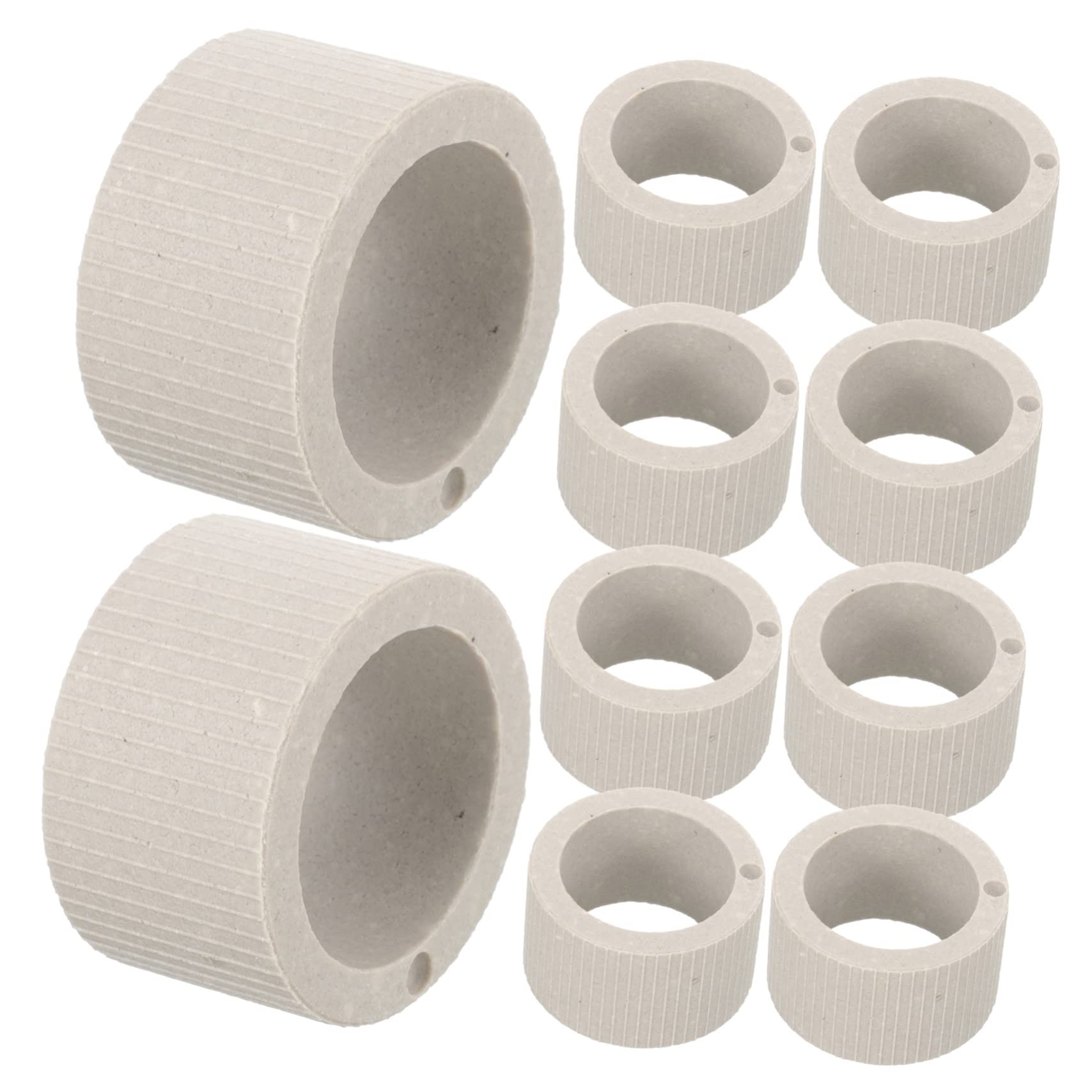 BESPORTBLE 4 Juegos Taza De Plantación Acuática Ancla Artificial Tanque De Peces De Acuario Portátil Bomba De Aire USB Pecera Titulares Bomba De Agua Calentador Cerámica 10 Uds * 4