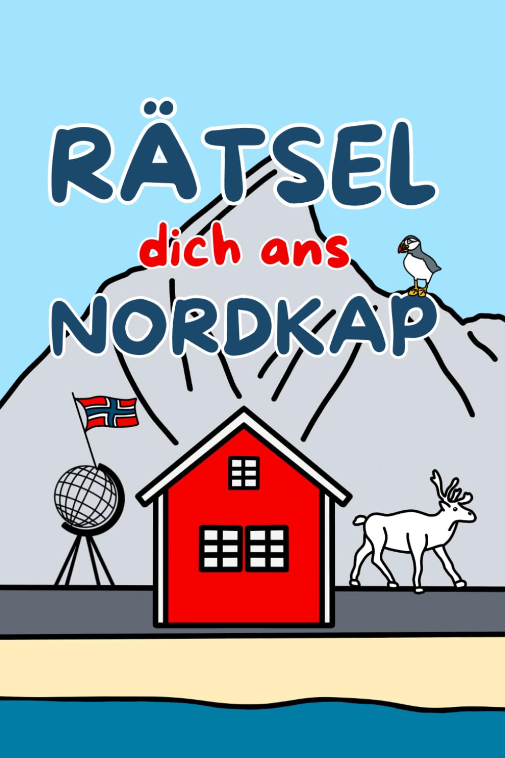 Nordkap Rätselbuch: Rätsel dich ans Nordkap in Norwegen