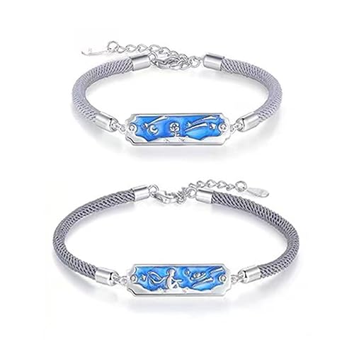 Xinpowwo Couple bracelet, a beautiful gift between couples, is the best gift for boyfriend, girlfriend, husband, wife.