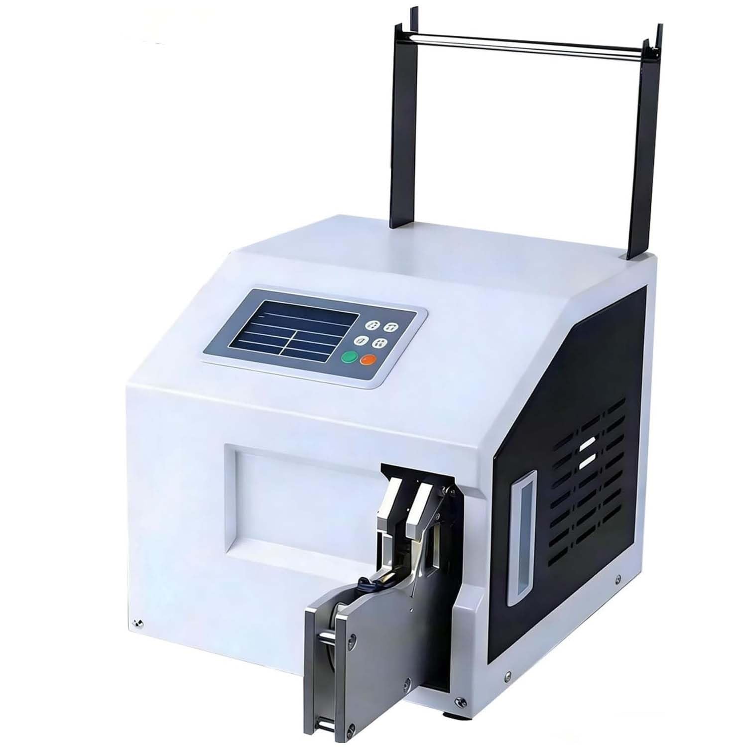 Automatyczna Wiązarka Drutem, System Zamykania Torebek Z 300-metrową Rolką Drutu Wiązałkowego, Urządzenie O Mocy 350 W Do Pakowania Żywności, Prezentów I Zabawek(A)