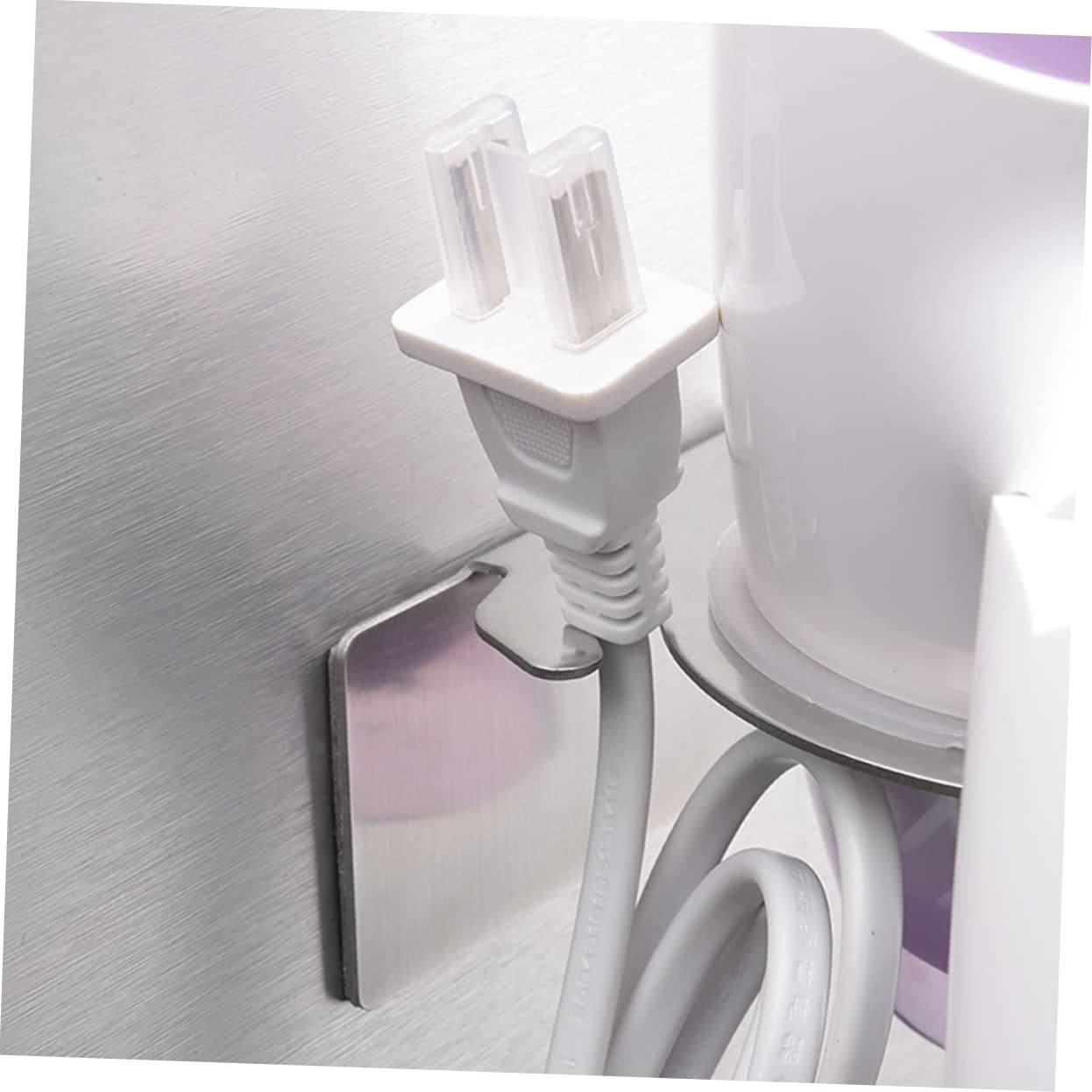 FOMIYES Hair Dryer Holder for Bathroom Wall-mounted Rack 304 Stainless Steel Space-saving Easy Installation