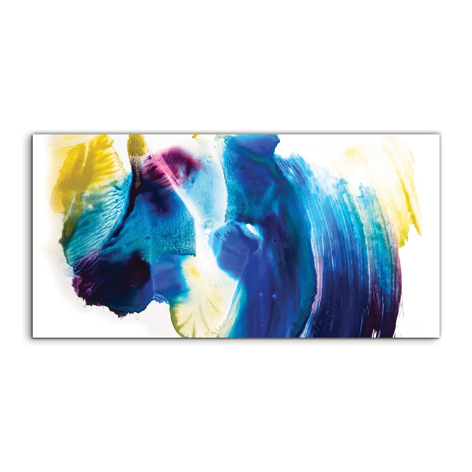 Coloray Pintura acrílica Cuadro De Pared 120x60cm Vidrio Acrílico Sala De Estar Arte Mural - Impresora Arte Abstracción