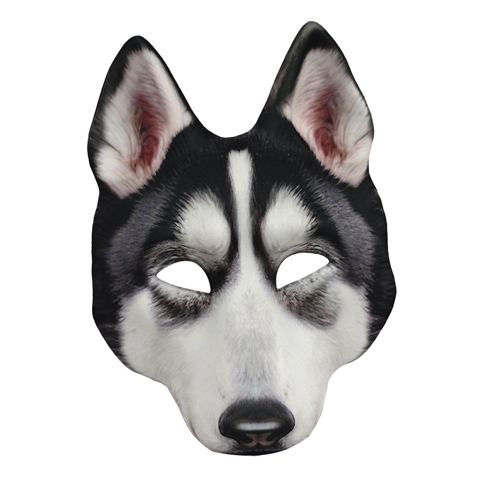 ecomistiq ECOMISTIQ® Husky Dog Mask 3D Animal Mask for Drama Performance Masquerade Proms |Clothing, Shoes & Accessories| Costumes, Reenactment, Theater | Accessories | Masks & Eye Masks-picture-43