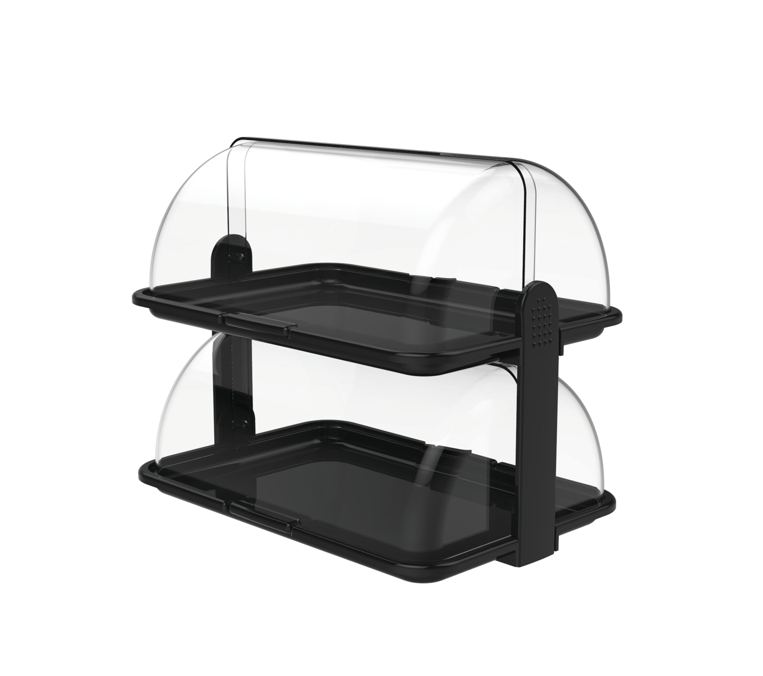 Biesse - Vitrina para Alimentos, Grande, Doble, Plástico (Cromo)