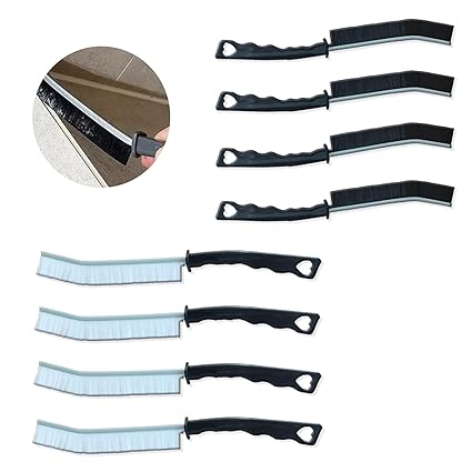 8Pcs Crevice Cleaning Brush, 2023 New Multifunctional Crevice Cleaning Brush Tool, Stiff Bristle Crevice Cleaning Brush, Bathroom Kitchen Tile Crevice Cleaning Brush, Household Cleaning Brush Tool