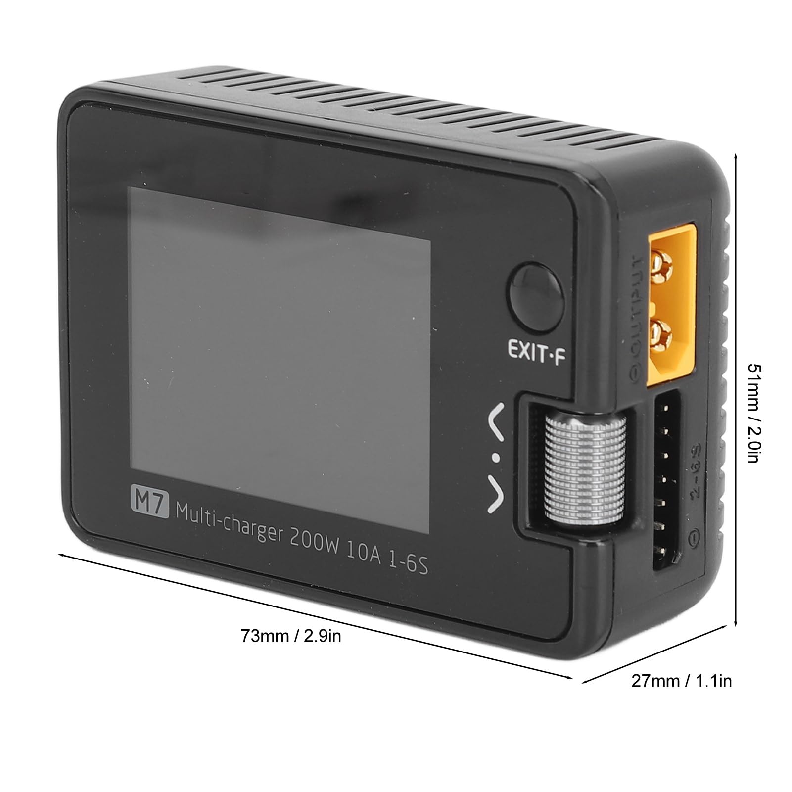 200W 10A RC Lipo ładowarka, Bateria Lipo Zabawka do Utrzymywania Równowagi z ładowarką RC ładowarka RC Samochód Samolot łódź ładowarka Baterii Wyładowarka Czarny