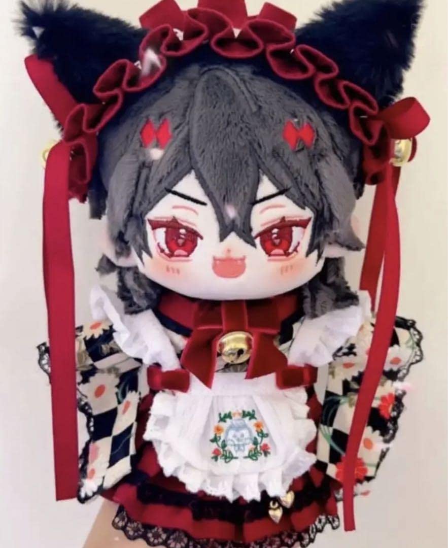 猫のぬいぐるみ 和服風 Amazon.co.jp: 20cm完売レア限定レトロ猫耳メイド風和服着せ替え