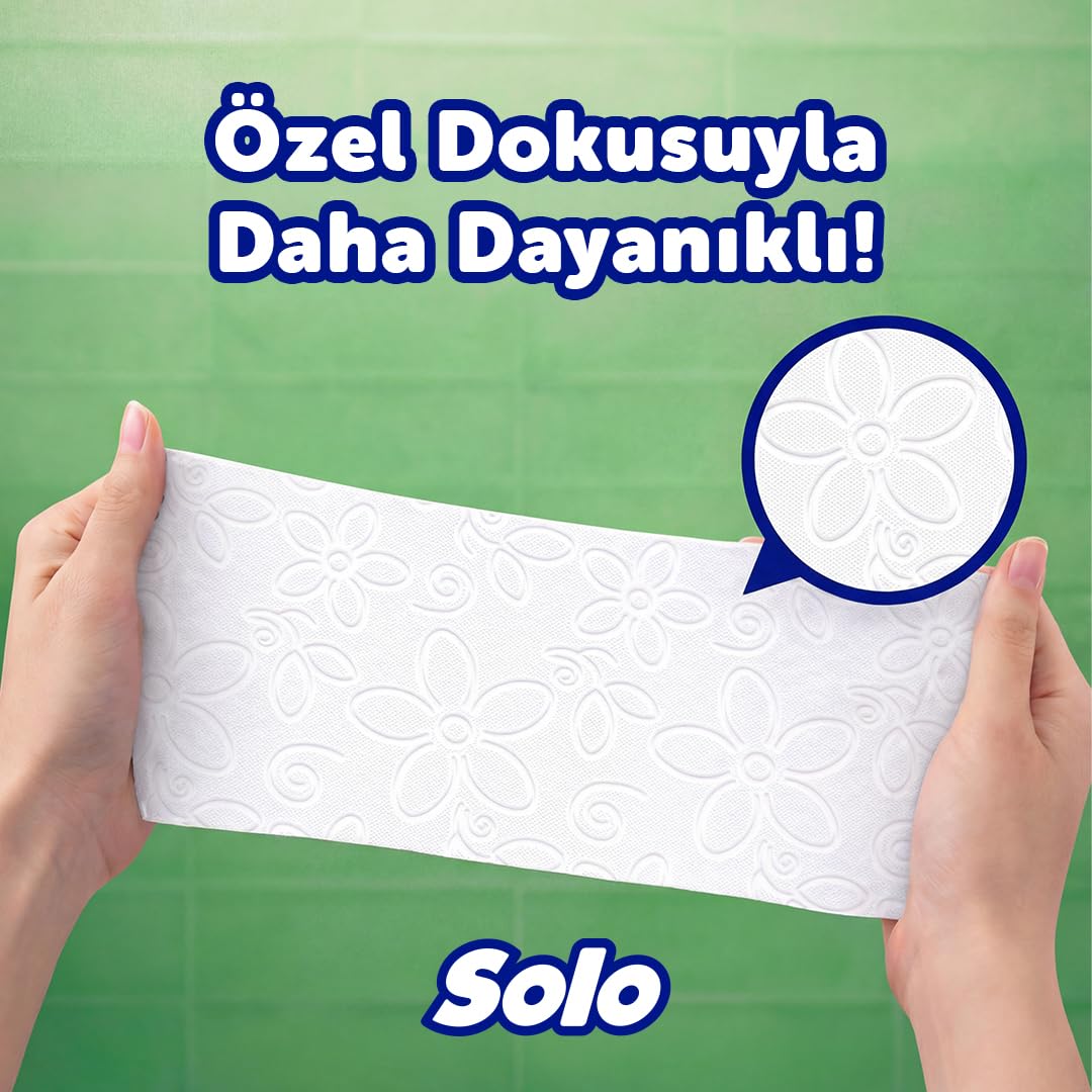 SOLO Bambu Katkılı Tuvalet Kağıdı 32'li
