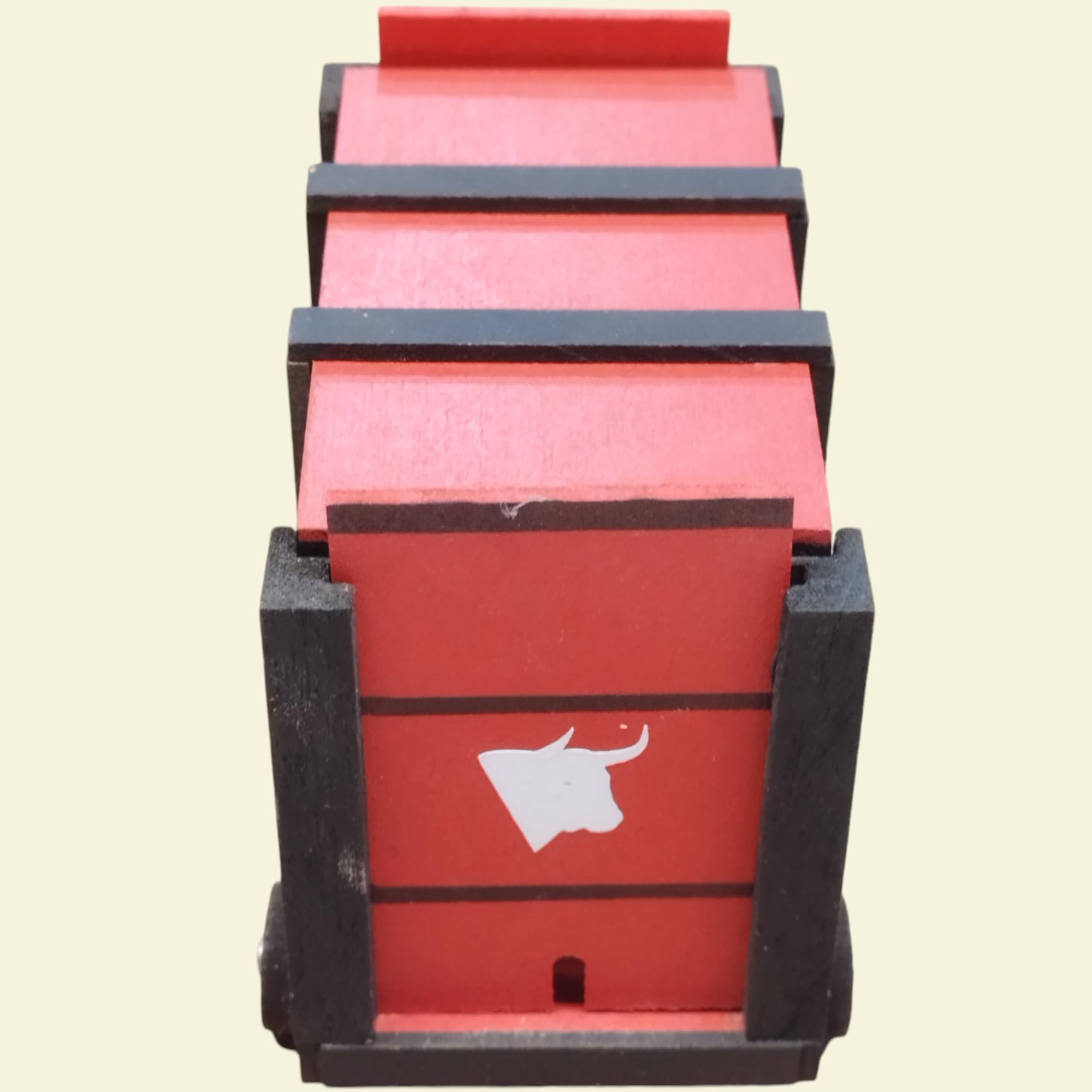 Cajon DE Madera para TOROS DE PLASTICO