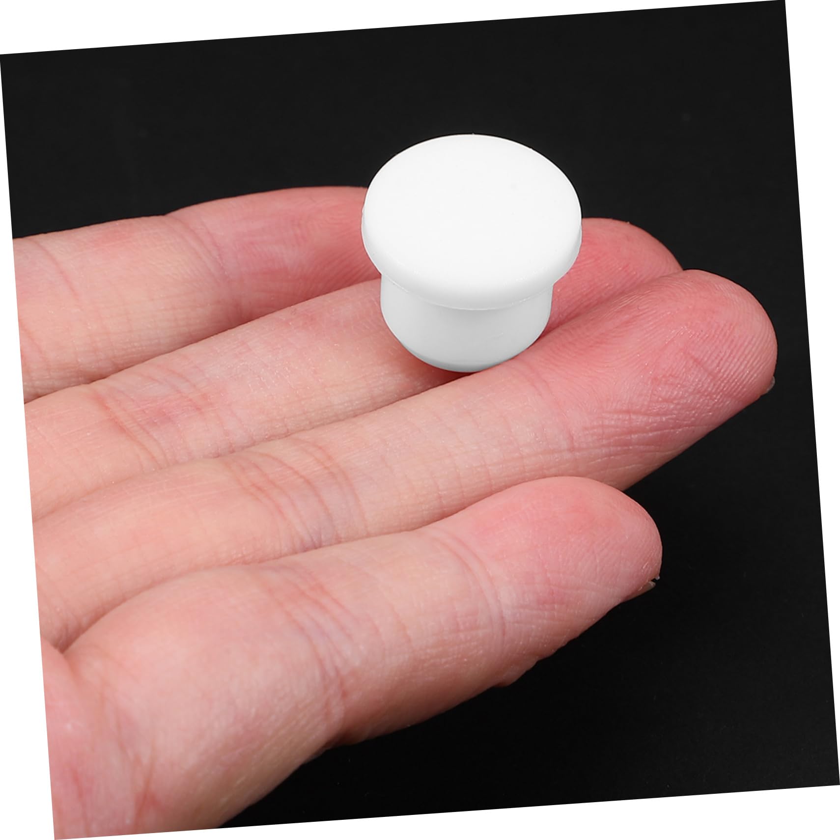 COLLBATH 10pcs Silicone Salt Pepper Shaker Plug Replacement Top for Glass Bottles