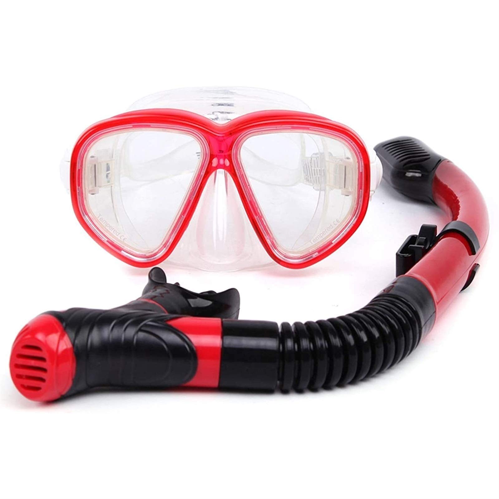 JWXFGHJT Máscaras de Buceo Máscara de Snorkel Gafas de Snorkel Juego de Snorkel Antivaho Vidrio Templado Máscara de Snorkel Equipo Máscaras de Buceo Equipo de Piscina para Adultos