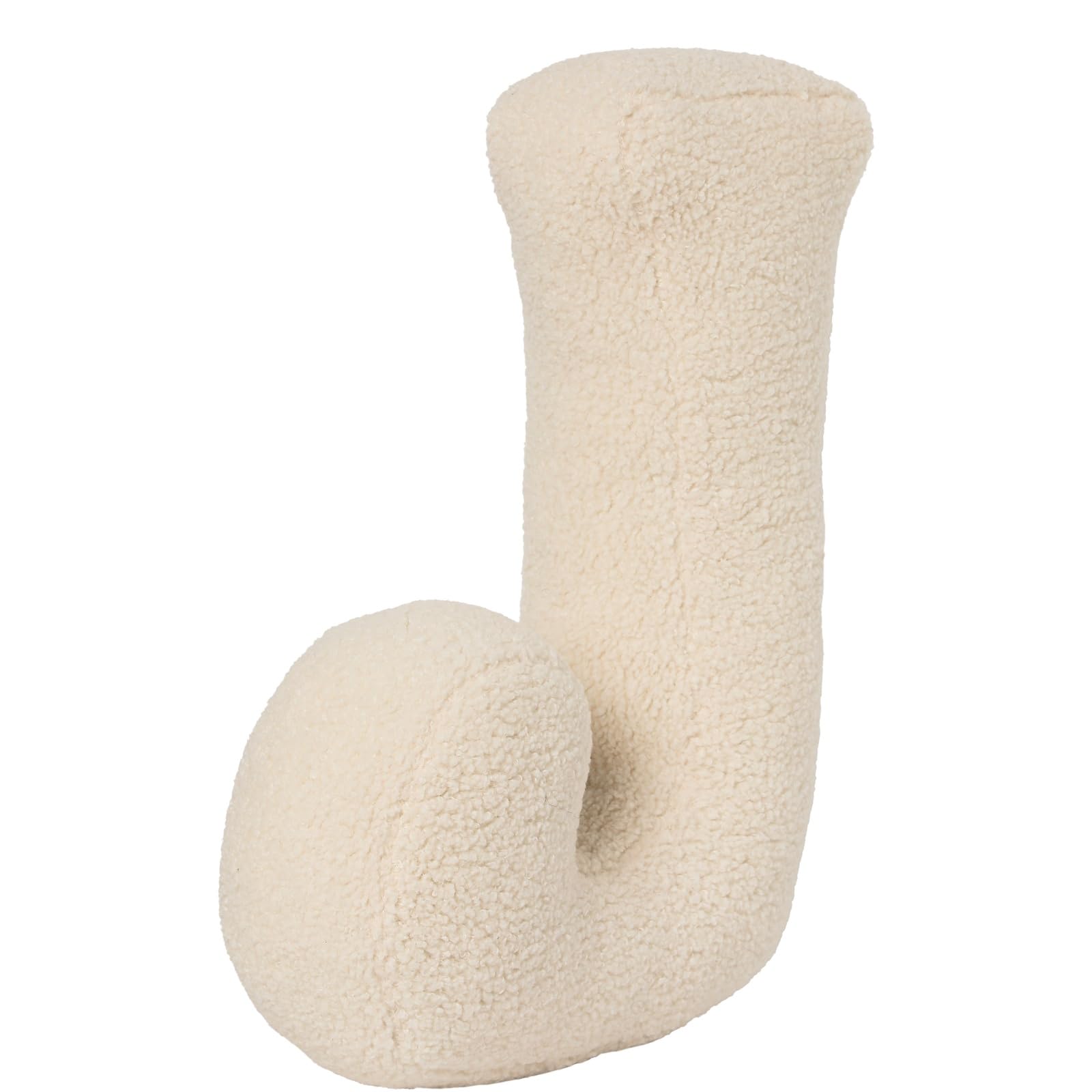 Buchstabekissen, Kissen als Buchstaben, Waschbar Langlebig Buchstabe Kissen, Kuschelkissen Kinder Buchstabeform Dekokissen Kopfkissen Zierkissen, Kuschelige Kissen Buchstaben (J,40x35x10 cm)