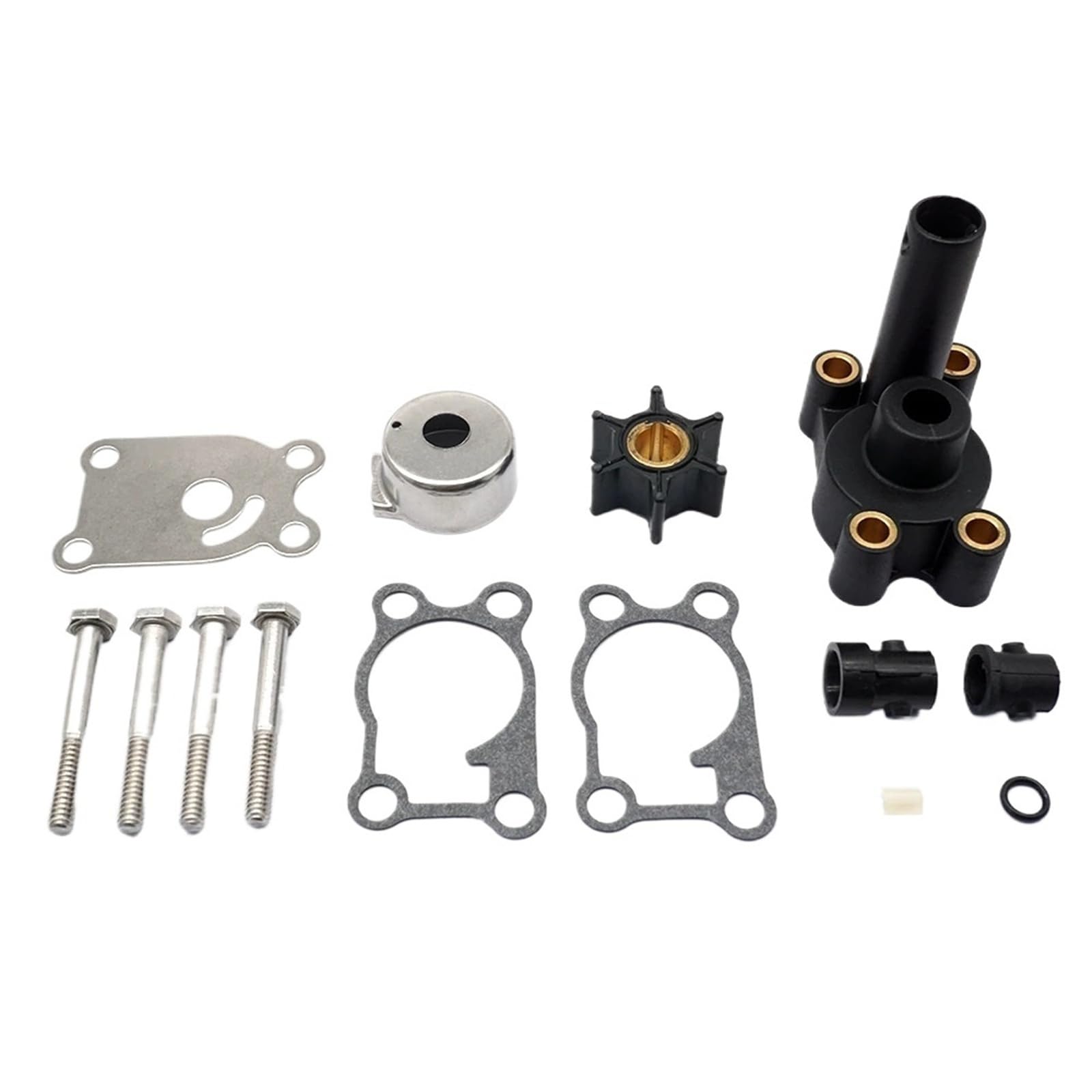 Kit girante pompa acqua con alloggiamento for Johnson Evinrude 4 4.5 5 6 7.5 8 HP 1984 1986 2005 fuoribordo 389844 0396644 396644 18-4529