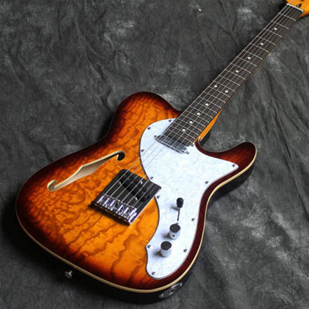 Buy ZUWEI Electric Guitar F Hole Semi Hollow Body Guitar,TL Series
