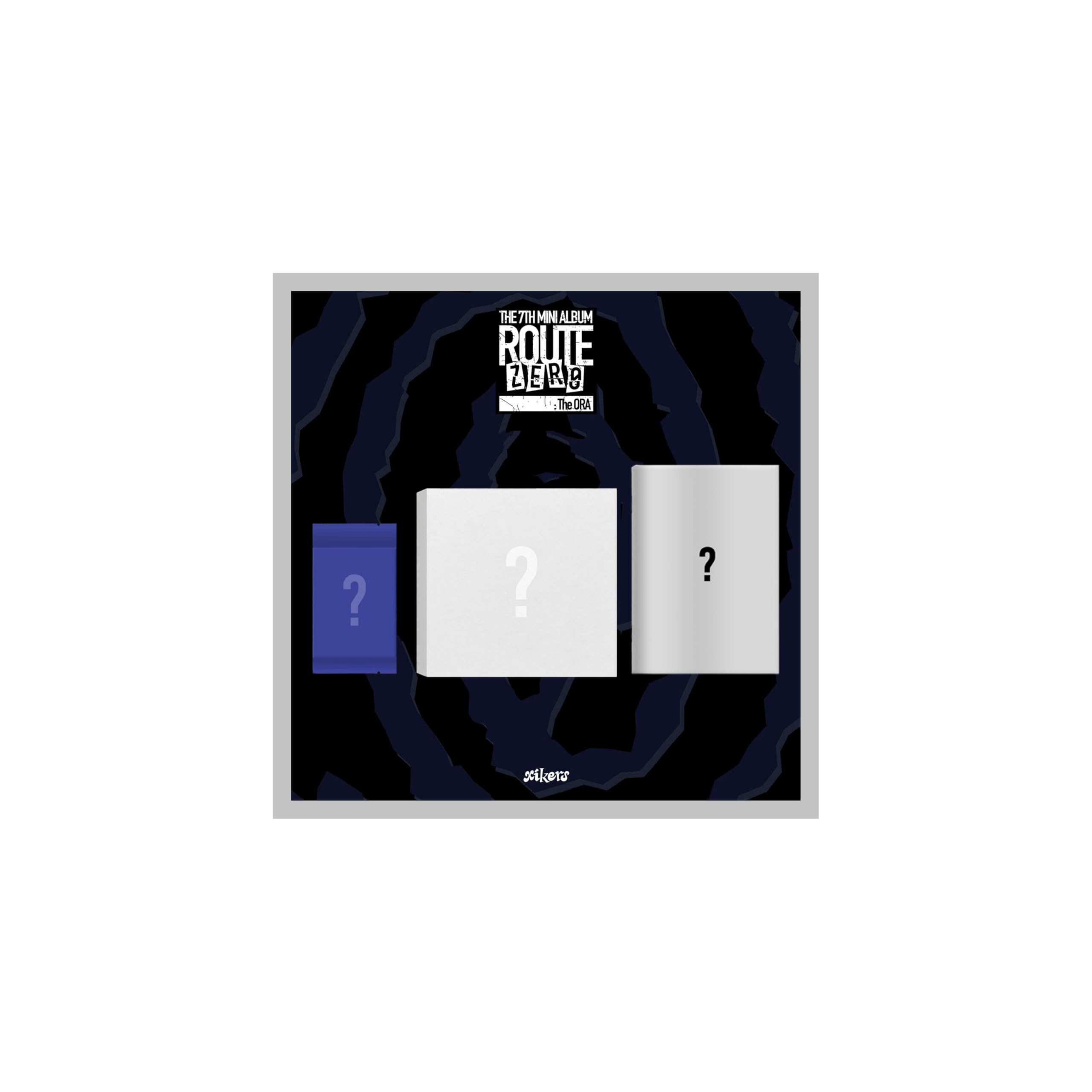 Juego de 3 versiones: 1 estándar + 1 especial + 1 POCA) xikers Route Zero: The ORA 7th Mini álbum con seguimiento