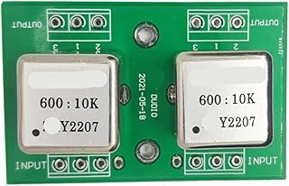 2pcs Permalloy 600: 10K 600:600 10K:600 10k:10k Audio Transformer Audio Isolator Amplifier Cow Balance (Color : 600 10k, Size : 2207 Square)