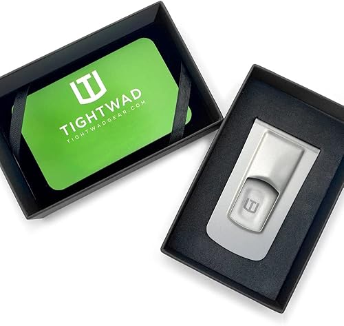 Vista 2 de Clip de dinero Tightwad de metal plateado