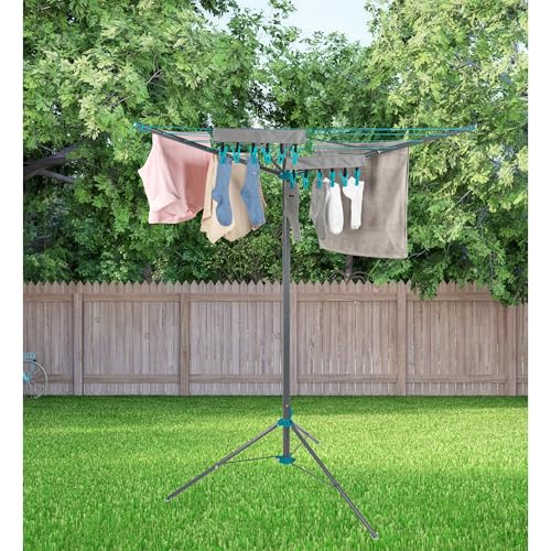 Cintres à pinces Beldray pour fils à linge et séchoirs intérieurs extérieurs