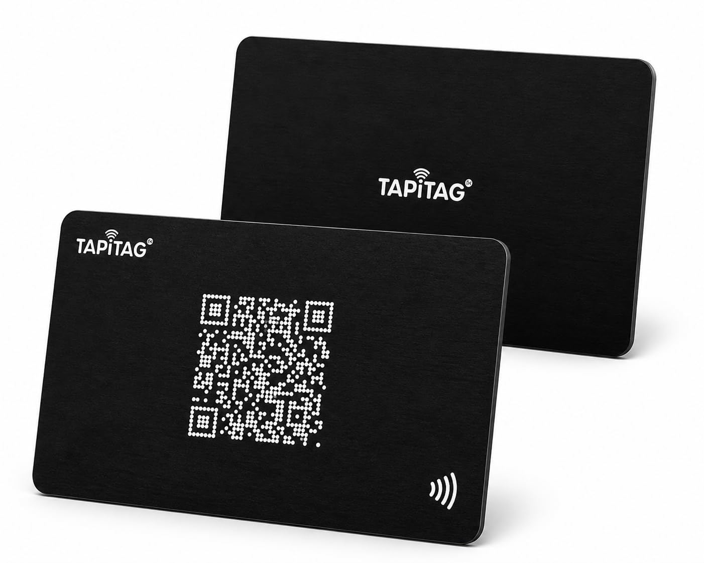TAPiTAG Tarjeta de Visita Digital de Madera – Sin Suscripción – Tarjeta Contactless con NFC, Código QR y Perfil Online para Networking y Eventos Profesionales