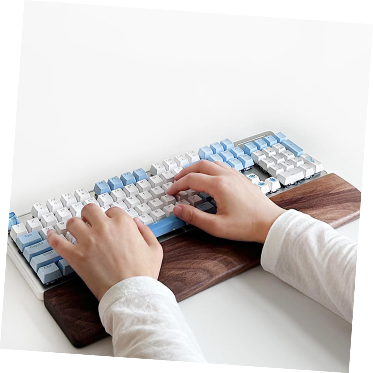 Holztastatur-handgelenkauflage Handgelenkstütze Für Tastatur Tastaturauflage Aus Massivholz Rutschfeste Handgelenkauflage Kompatibel Mit Mechanischen Tastaturen Leicht Und Tragbar