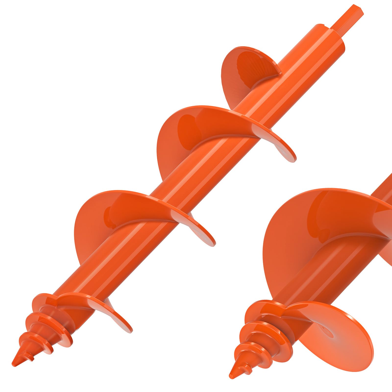 Insaga Threaded Auger Drill Bit Pro, 3''x 12'' Garden Auger with Self-Tapping Screw & Reinforced Weld, 3MM Heavy Duty Spiral Drill Bit for Drill, for