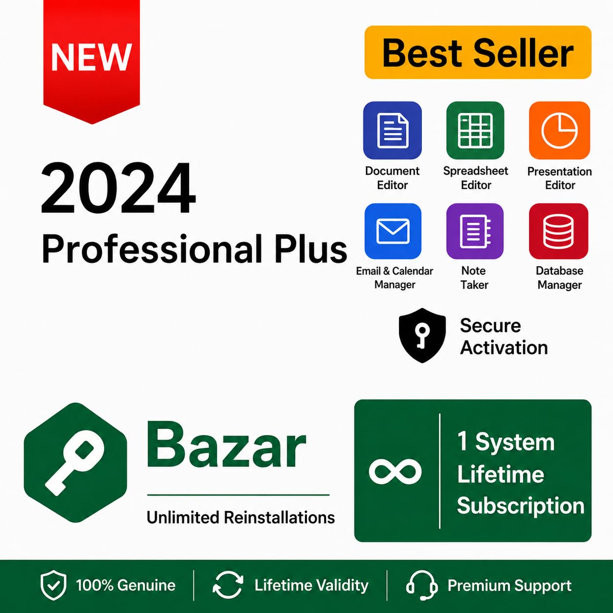 O'ffice Home and Business Professional Plus 2024 LTSC All products support, Lifetime Validity, Email Delivery, Unlimited Reinstallations And Quick Installation Support-image-34