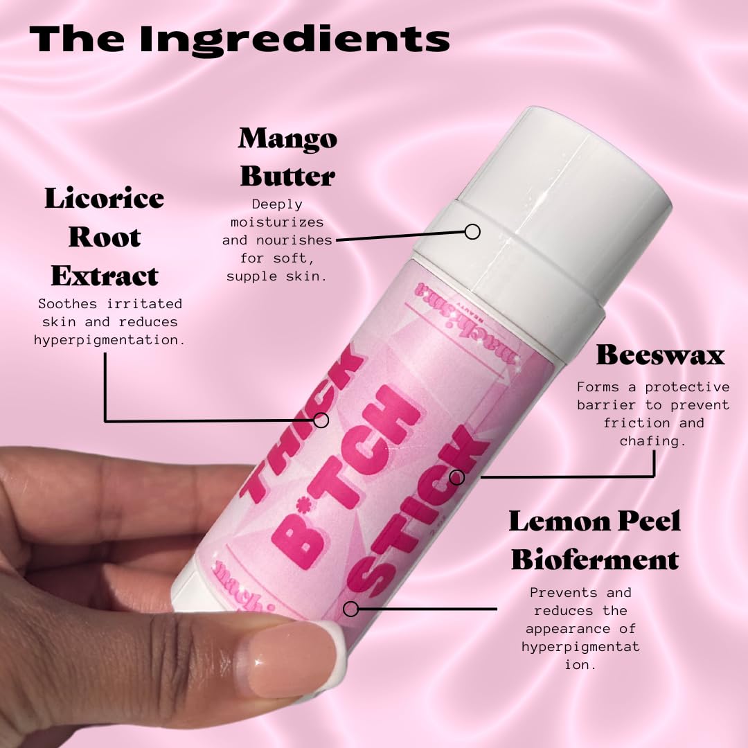 Machisma Thick Bih Stick – Science-Driven Anti-Chafing Balm for Inner Thighs | Skin Hydration & Protection | For All Skin Types