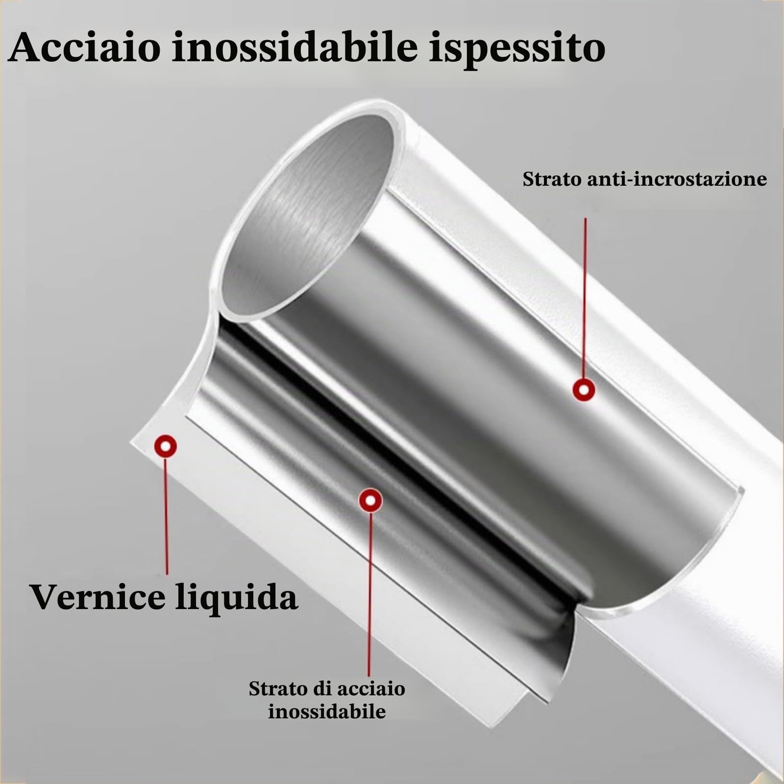 Asta per Tenda Doccia L Forma Regolabile, 90-130x90-130cm Bastone Tenda Doccia Angolare in Acciaio Inox, per Vasca da Bagno Bagno Spogliatoio Armadio, Forata/Senza Foratura, Bianco