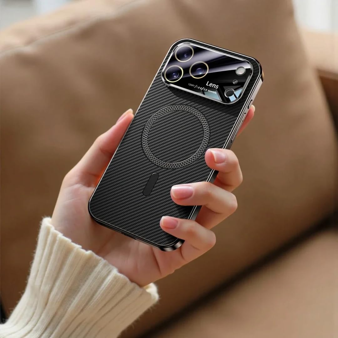 Custodia per iPhone 17 per uomo e donna con ricarica wireless, cover morbida in TPU (per iPhone 17/Nero)