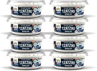 Good Foods Plant Based Vegan Tzatziki Style Dip, 8 Ounce, 8 Pack
