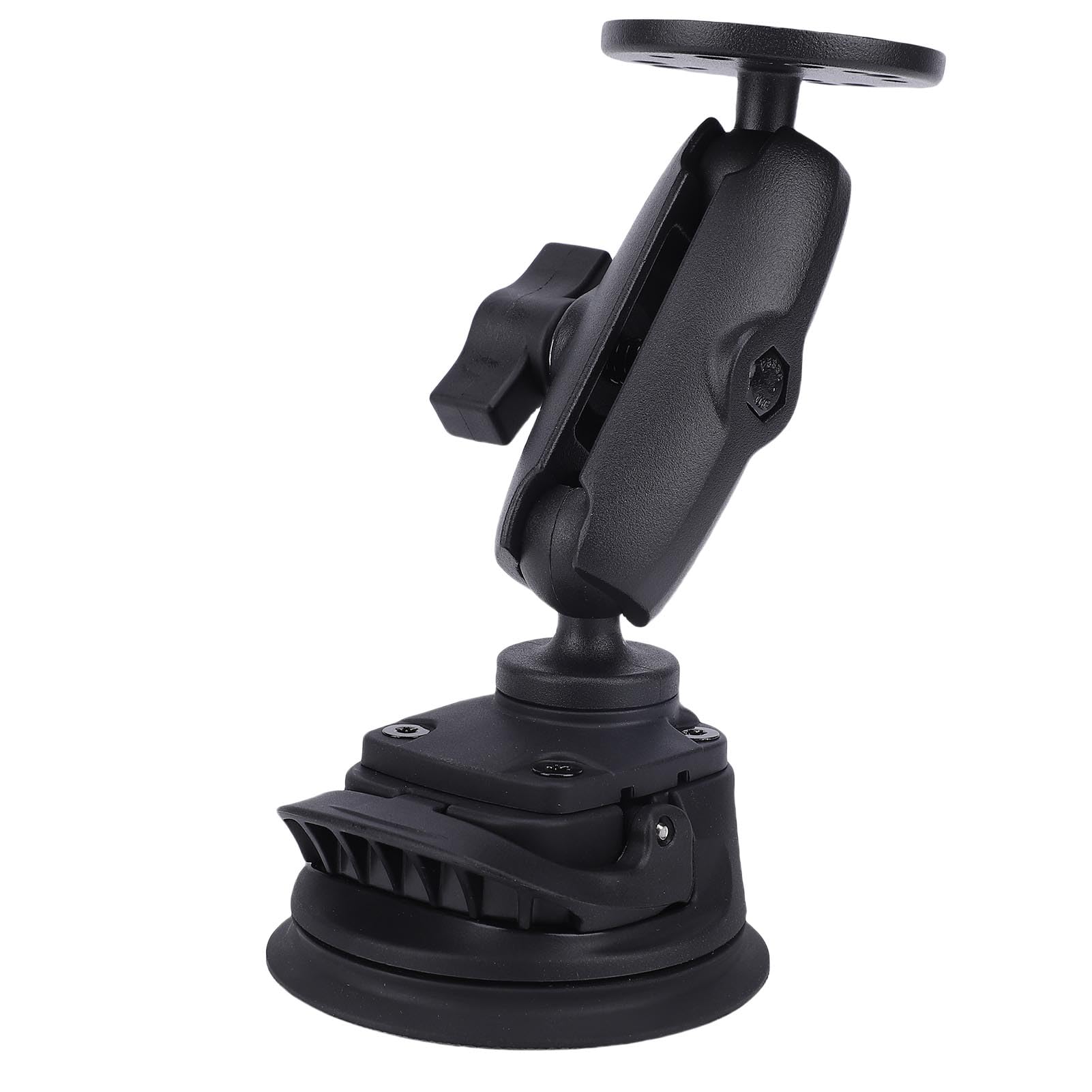 Soporte de Ventosa de Montaje de Doble Bola con Potente Vacío para Parabrisas de Coche, Soporte de Tableta de ángulo Ajustable, Diseño de Goma Industrial