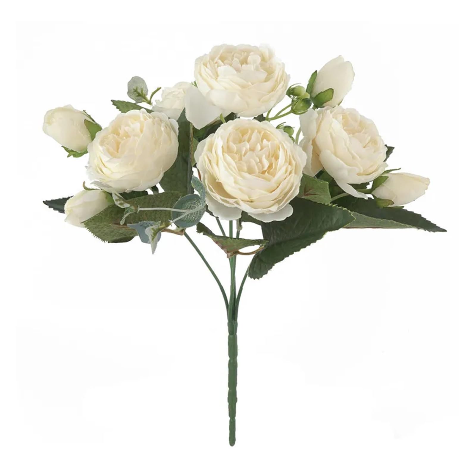HJRegaFimu Artificial Flowers Wedding Simulation Bouquet Rose Stand Bridal Bridesmaid Jewelry Fake Flowers(rose Red)