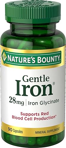 Nature's Bounty Hierro suave - 28 mg - 90 Cápsulas