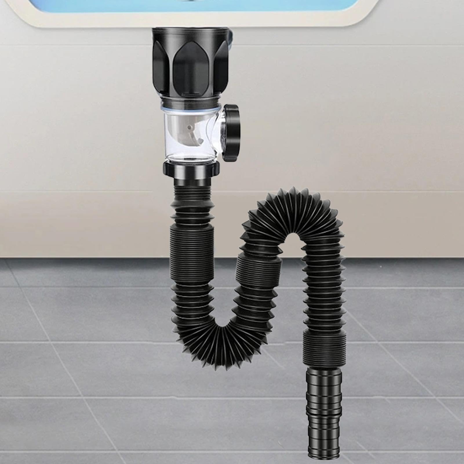 Tubo Di Scarico Lavello Espandibile - Flessibile Per Cucina E Bagno | Anti-intasamento