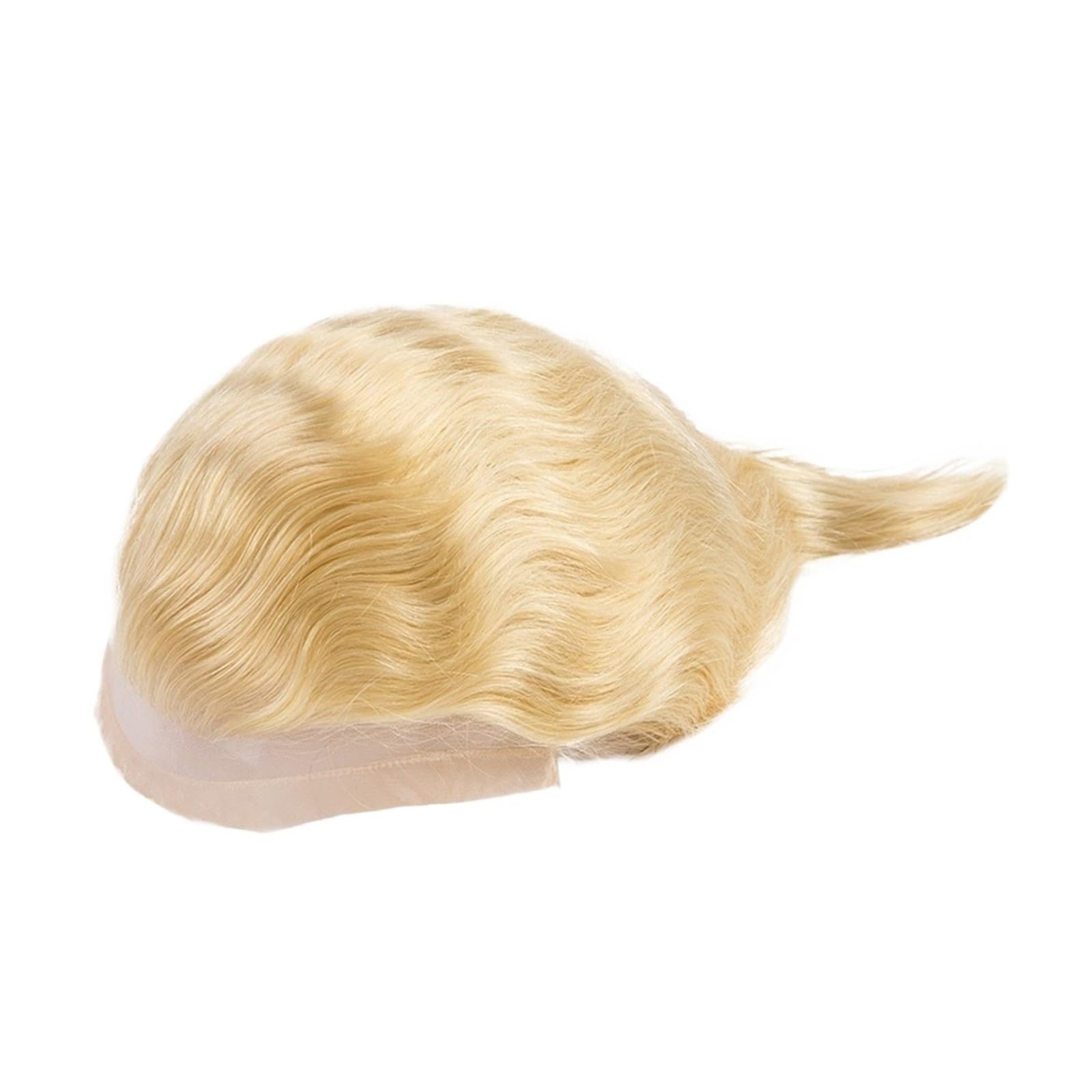Stylizacja męska peruka z koronką z przodu, mono-koronka, 613# blond