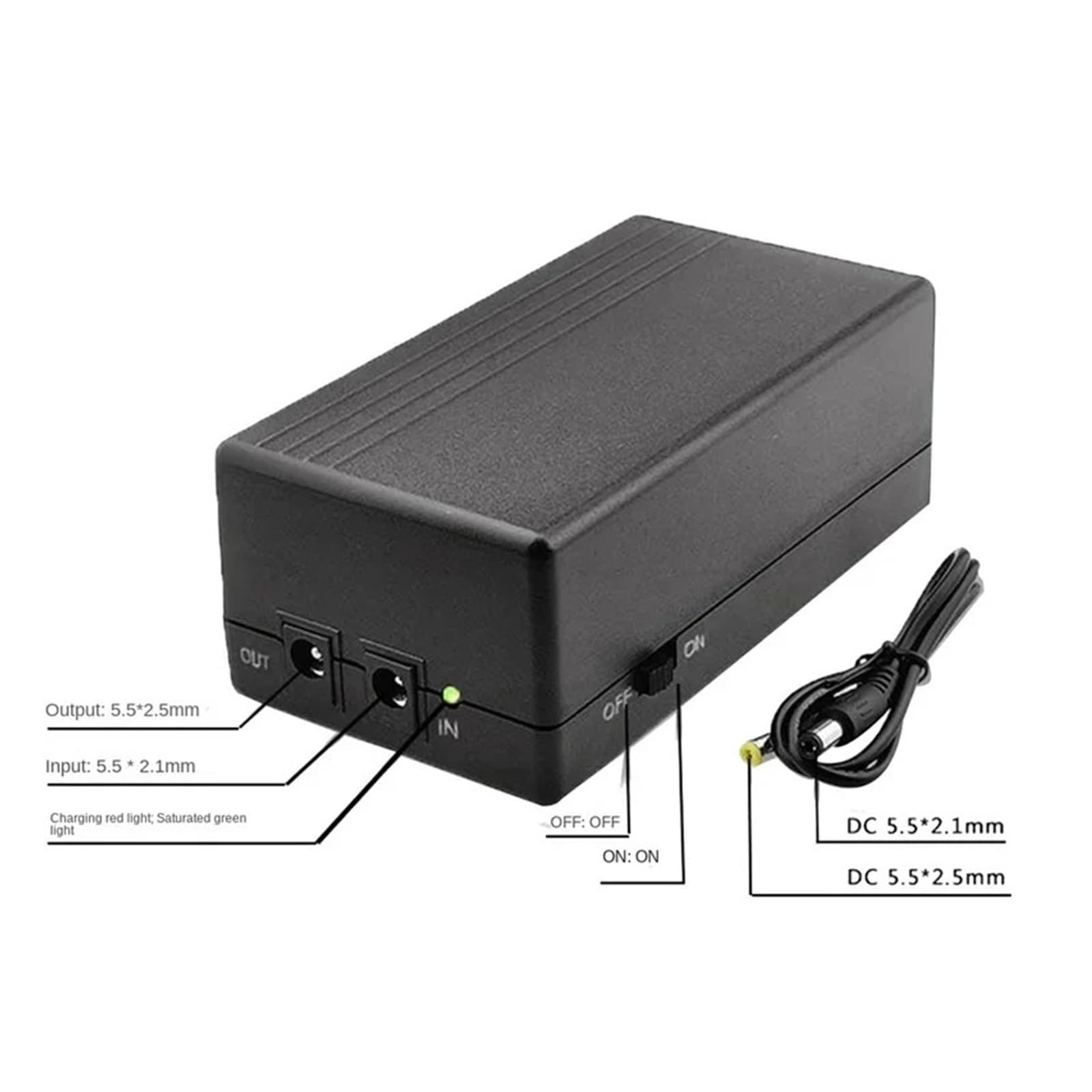 MINI UPS 12V 2A 44,4wh Zasilacz Bezprzerwowy I Zapasowy Są Używane W Routerach Maszynach Obsługowych, CCTV Wydajne taktowanie(MINI UPS-26mm)