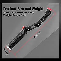 Vista 7 de Mango RS4 RS3 Mango ajustable Extensión de mano Extensión de mano Soporte de agarre de aleación de aluminio con abrazadera OTAN compatible con DJI