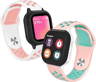 NewJourney for Gabb Watch Bands/Gizmo Watch Band Replacement, Breathable Soft Silicone Sport Wrist Strap Compatible with Gabb Watch 2/1 & Gizmo Watch 3/2/1 for Boys Girls