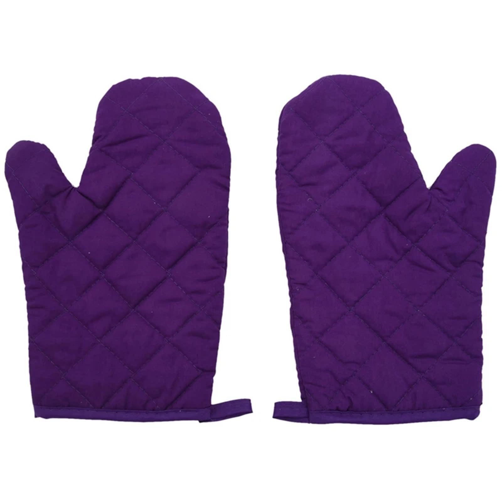 Oven Mitts Heat Resistant Cotton Glove Pot Holder Baking Cooking for Cooking